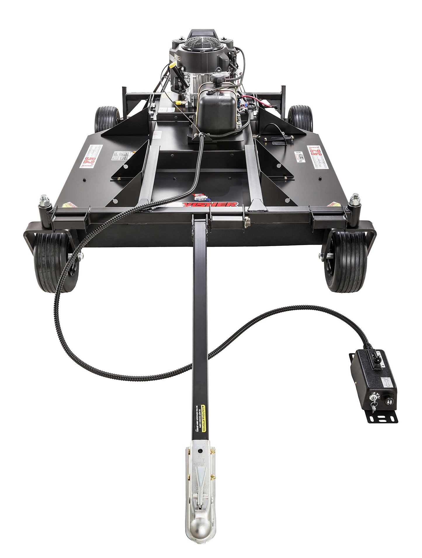 Swisher RC14552CPKA 14.5HP 12V Kawasaki 52" Commercial Pro Rough Cut trailcutter, Black