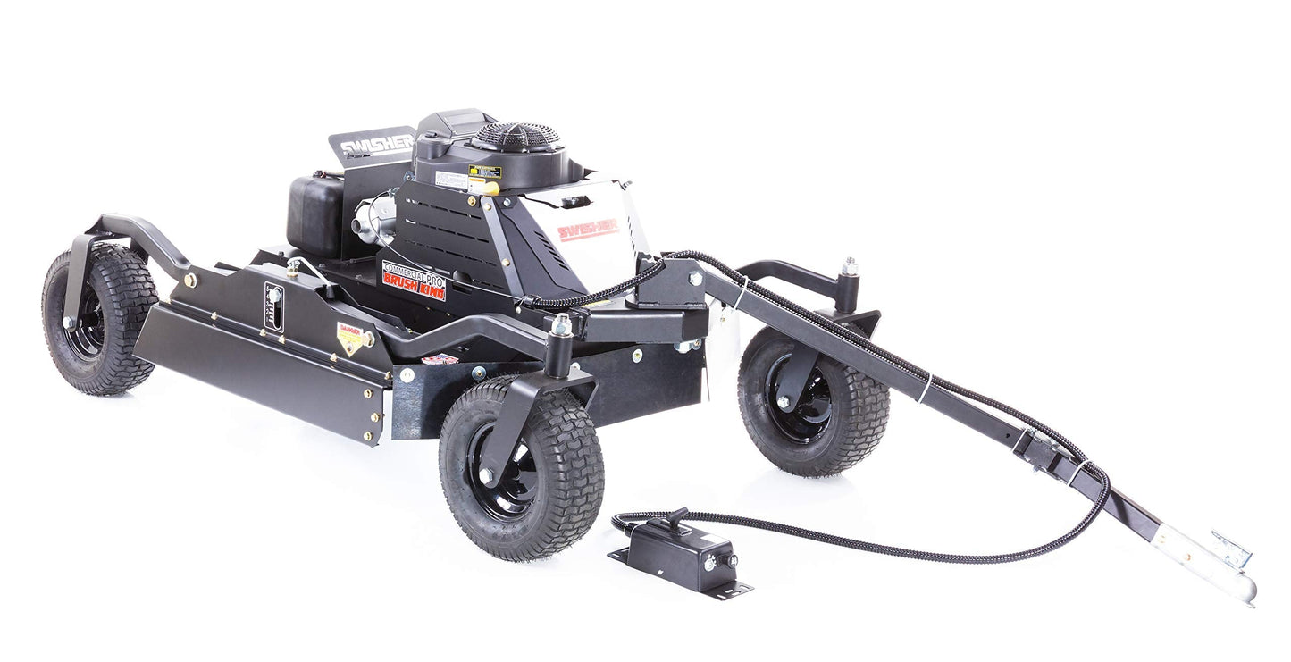 Swisher RC14544CP4K - 14.5 hp 44 in. 12V Kawasaki Commercial Pro Brush King 4 Wheeled Rough Cut Trailcutter