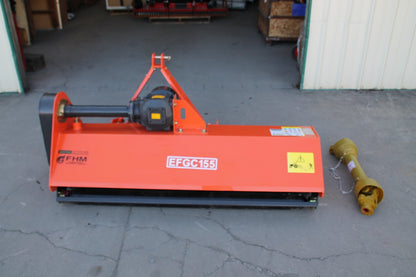 Farmer Helper 60" Heavy Duty Flail Mower Cat.I 3pt 25+HP Rating (FH-EFGC155) Requires a Tractor. Not a standalone Unit.