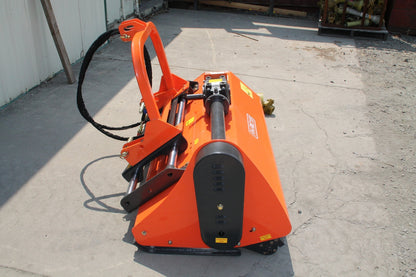 Farmer Helper 60" Heavy Duty Flail Row Mower with Hydraulic Offset